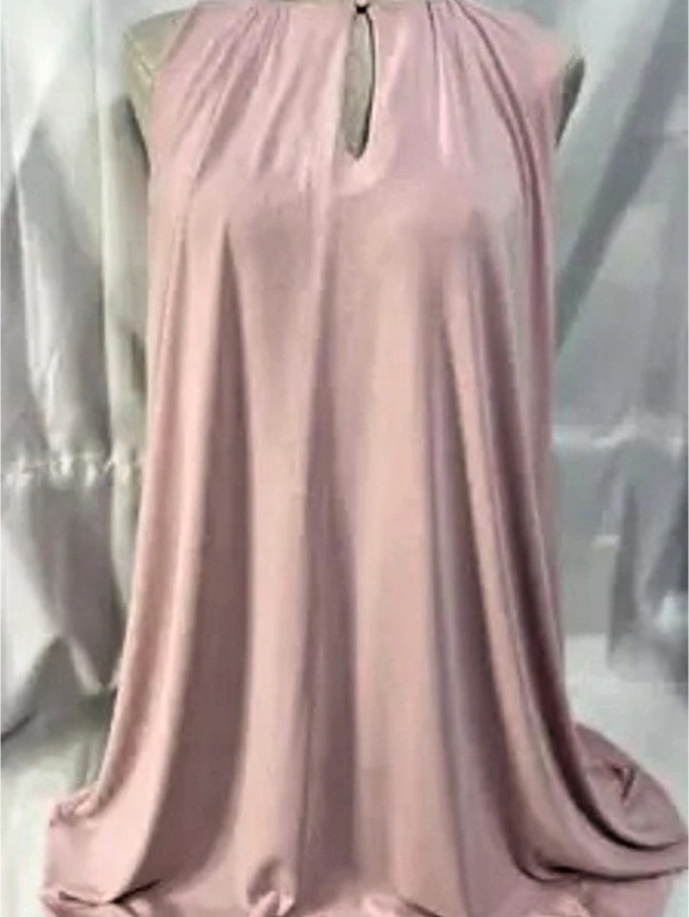 LOFT Sleeveless Maxi Dress in Pink Large Like New